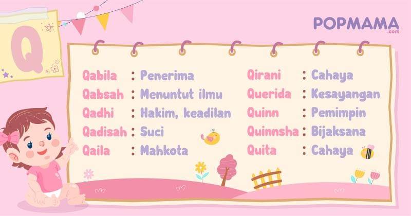 Nama bayi perempuan modern - Popmama.com/Aristika Medinasari